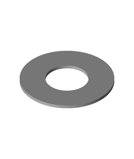 M3 Washer DIN125a 3d model