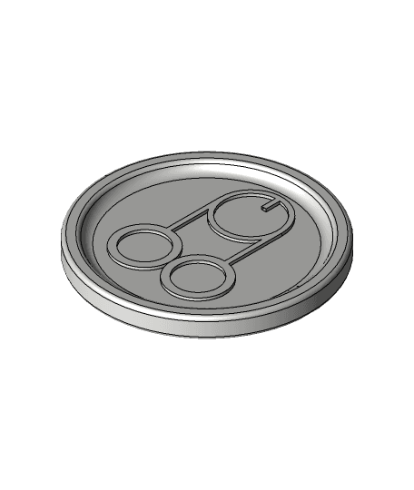 Coin Token 1EUR 3d model