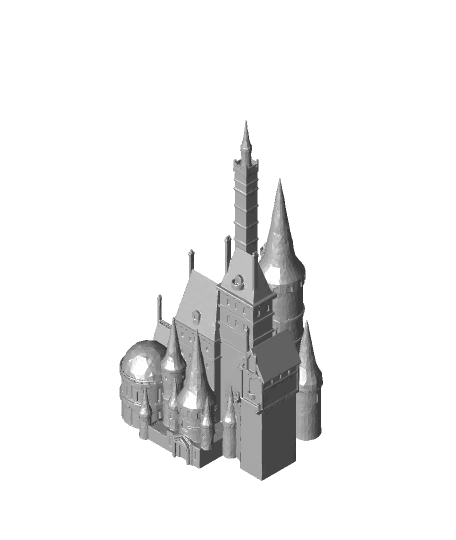 Beauty_and_the_Beast_Castle.stl 3d model