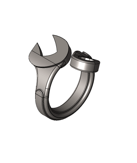 Wrench Ring by juankmed full viewable 3d model