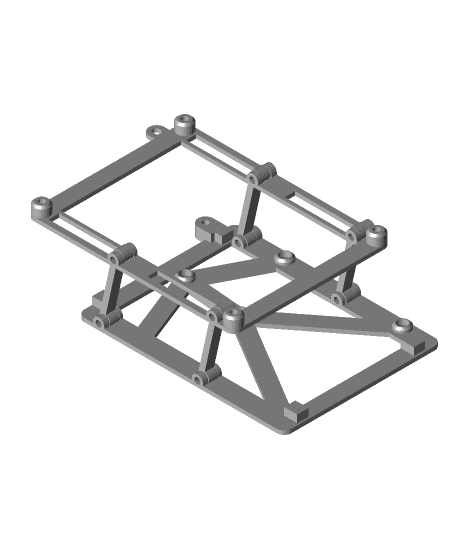 Hinged mount for BiQu BigtreeTech SKR and Makerbase MKS Gen mainboard in Ender-5 by rmpel full viewable 3d model