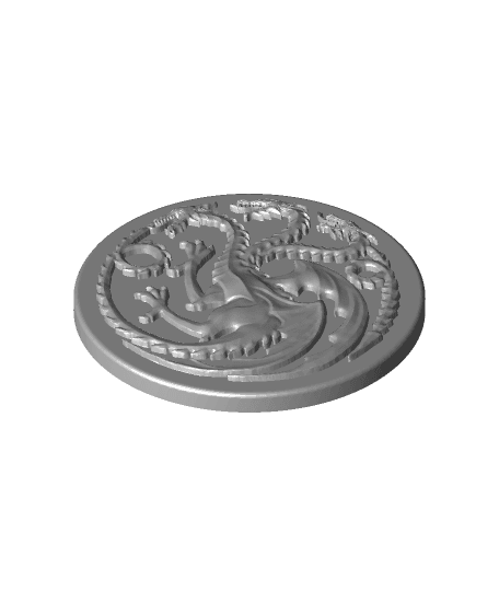 House Targaryen Coin 3d model