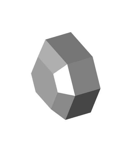 Platonic Solids In Snow by ClagwellH full viewable 3d model