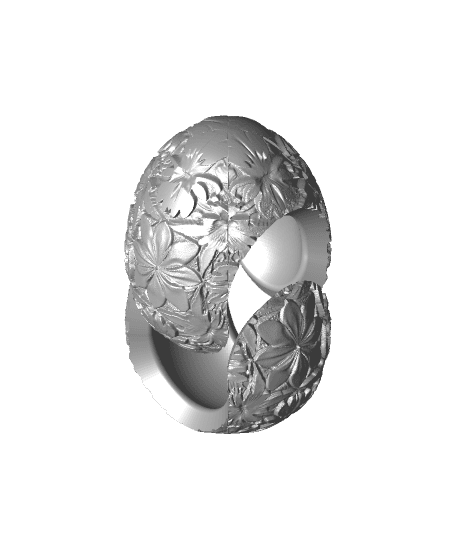 Groovy Flower Easter Egg - Egg Snap Remix 3d model