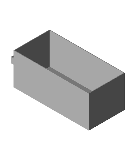 Boxes for sorting cabinet 3d model