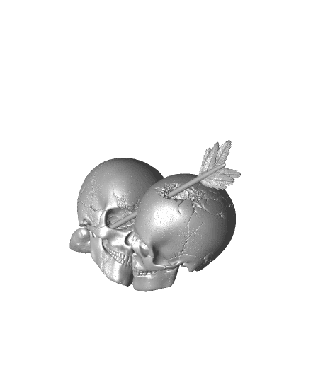 Together Forever -Skull Decor 3d model