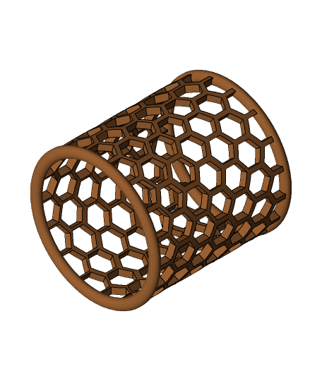 Honeycomb Cylinder.SLDPRT 3d model