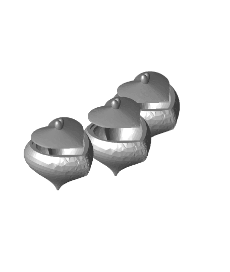 Pixie Heart Boxes 3d model