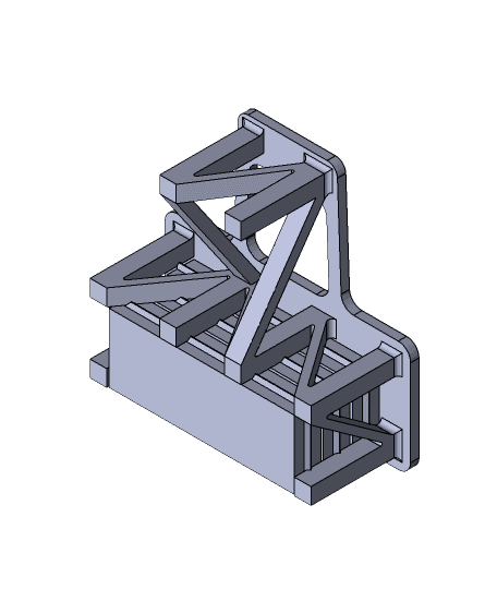 Monitor Stand/Riser (HP w-Series) w/ 3 Storage Drawers by affp_93 full viewable 3d model