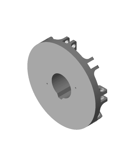 Modifications of some parts for Exploding lamp by SnowHead full viewable 3d model