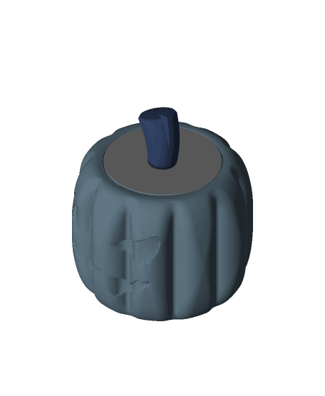 Pumpkin Container with Face || Halloween 3d model