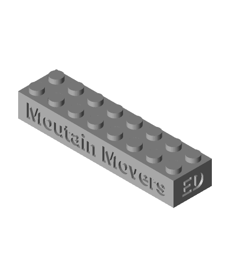 Ed's Mountain mover's yg 2022 custom brick 3d model