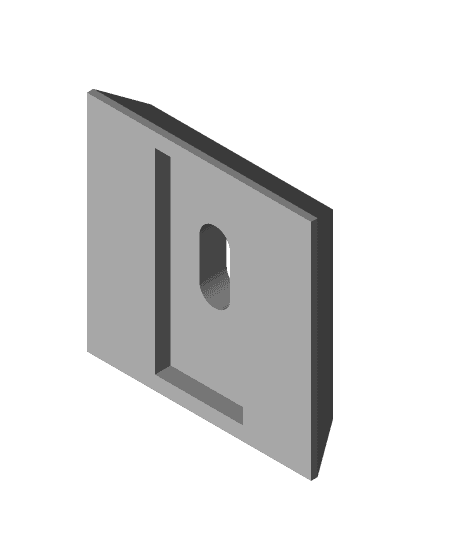 Quick Release Plate for Tripod (P820) by Tech_rob full viewable 3d model