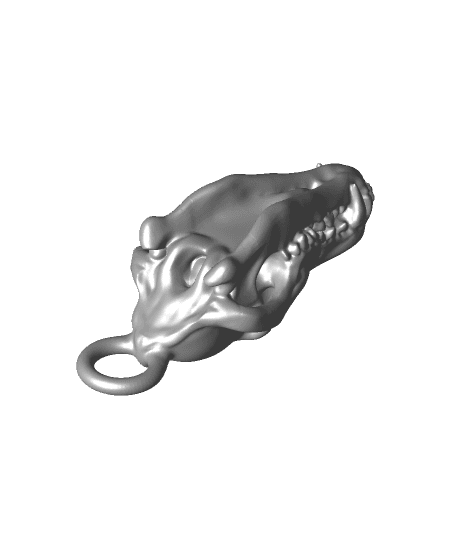 wolf-skull-1.stl by printedobsession full viewable 3d model