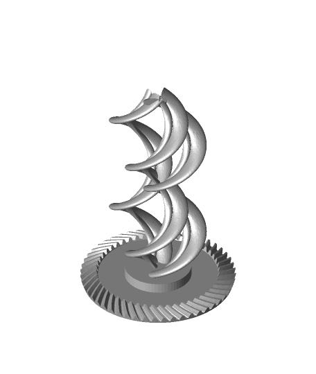 Spiral Desk Toy by 3dprintbunny full viewable 3d model