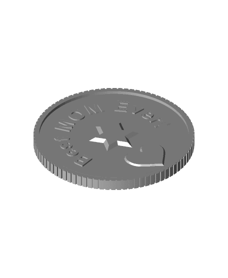 MOM coin.stl 3d model
