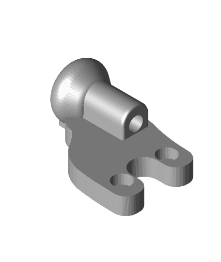 Ender 3 V2 Filament Guide For Side Mounted Spool Placement 3d model