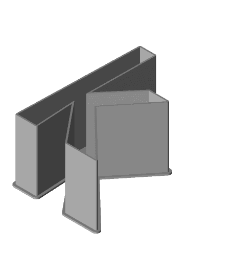 LATIN SMALL LETTER K, nestable box (v1) 3d model