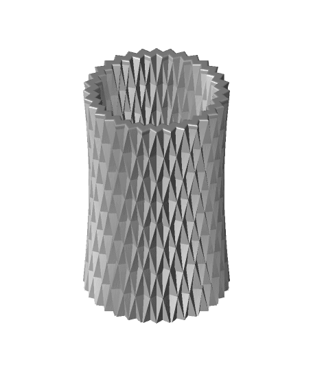 diamond vase by 3DMechanics full viewable 3d model
