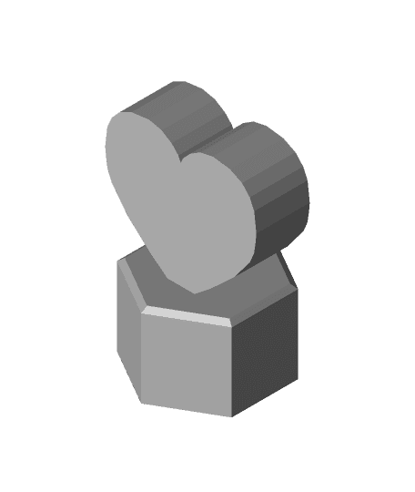 FHW: Aglet Heart basic large 3d model