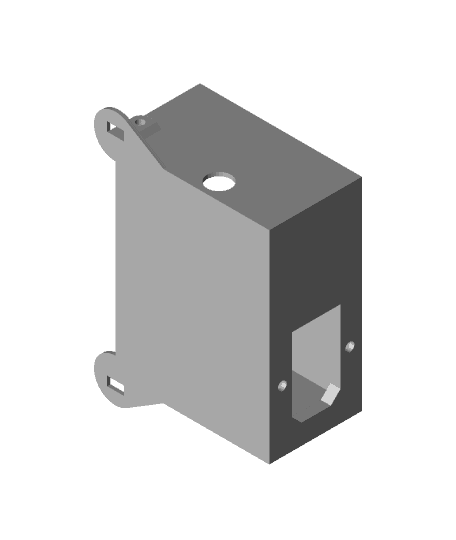 power supply mount for foamboard printer enclosure 3d model