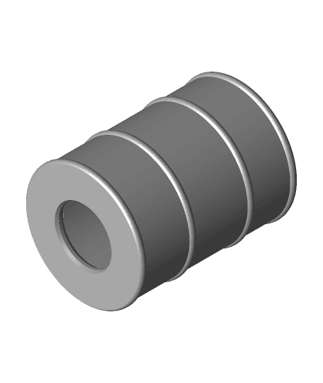 nuclear barrel can cup - workspace challenge by pressprint full viewable 3d model