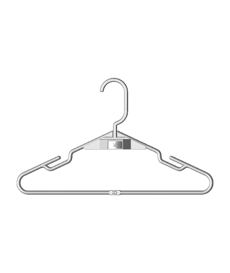 Hanger with Rotating Label by DaveMakesStuff full viewable 3d model