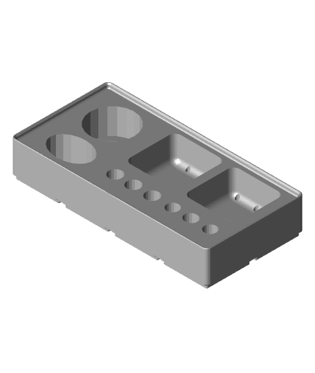 Gridfinity Modeling Glue Holder by Thedude45 full viewable 3d model