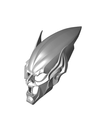 front without covers-green-gobline-3d-printable-helmet-from-spider-man-by-do3d-com.stl 3d model