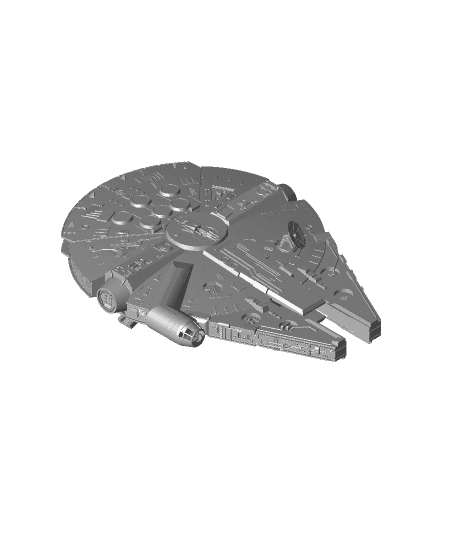 Millennium Falcon.stl by Roboninja full viewable 3d model