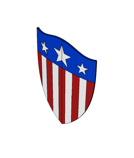 Captain Americas First Shield 3d model