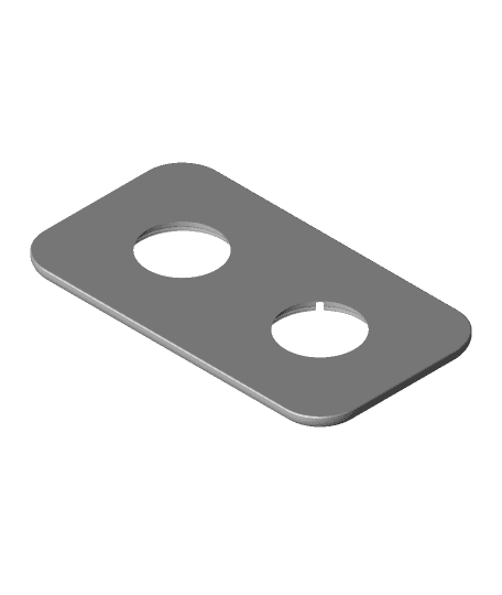 Dual iPhone Charging Pad 3d model