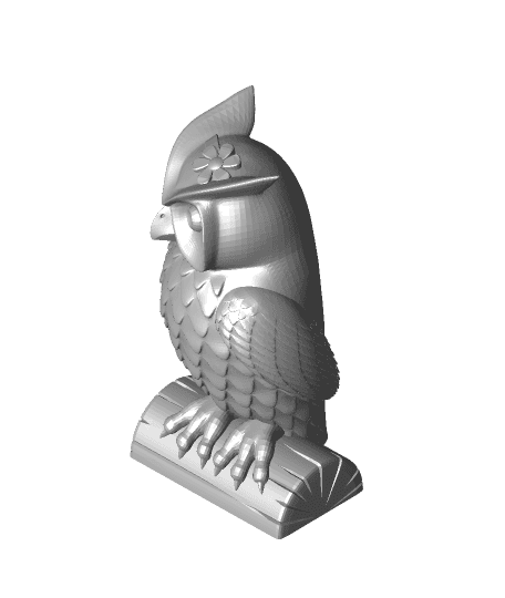owl.stl 3d model
