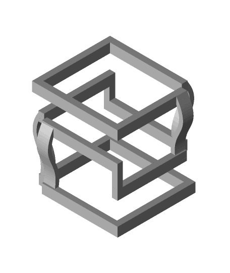 Animated Infinite Cube 3d model