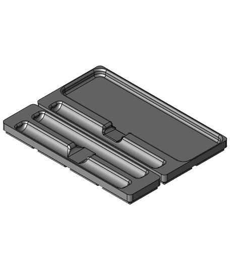 Gridfinity drawer Sharpie Holder 3d model