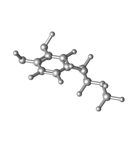 Adrenaline molecule 3d model