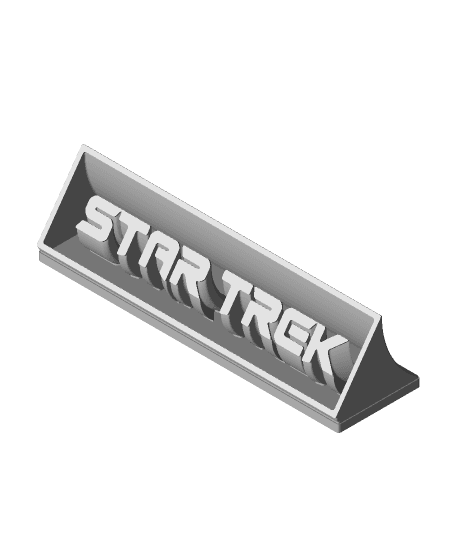 Star Trek Desk Logo 3d model