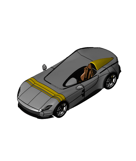 Ferrari SP1 Monza 3d model