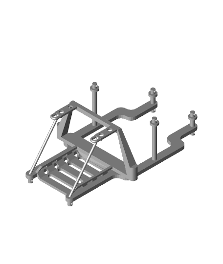 Enduro24 Cab And Chassis truck roof rack Kit 3d model