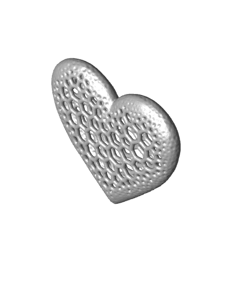 Voronoi heart 3d model