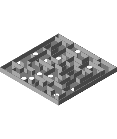 Marble Maze Game 3d model