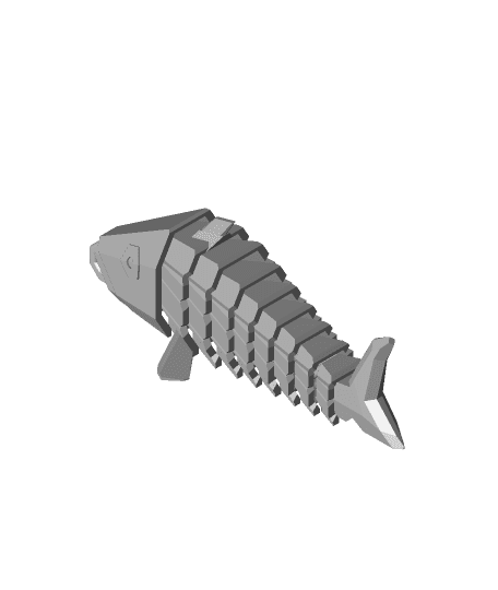 Articulated Fish 3d model