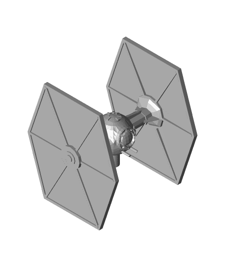 tie-fighter.stl by tnightingale_1 full viewable 3d model