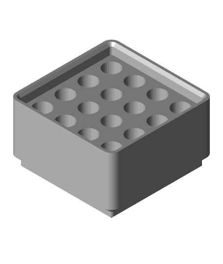 Gridfinity printer nozzle box 3d model