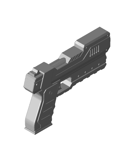 pistol sci-fi.stl 3d model