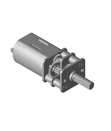 Gear motor.stl by nemapet full viewable 3d model