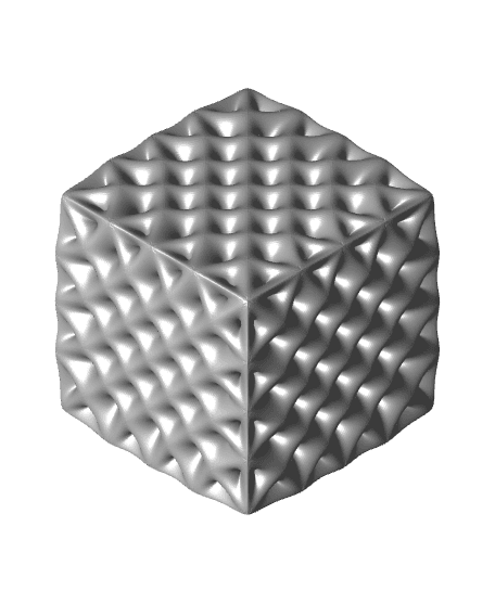 lattice cube 3d model