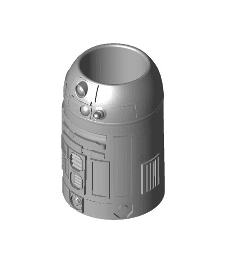 R2D2 Cup/Vase  (12oz Coozie to be added soon) 3d model