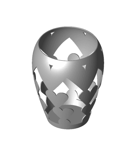 Heartvase_basket.stl by 3DModelMaker full viewable 3d model