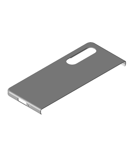 Galaxy Z Fold 3 Slim Case by 4lan9 full viewable 3d model